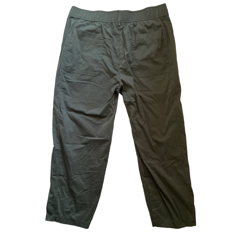 Foil Barrel Ankle Pants Viridian Olive Green Technical Cotton NWT US 10 AU NZ - Picture 14 of 16